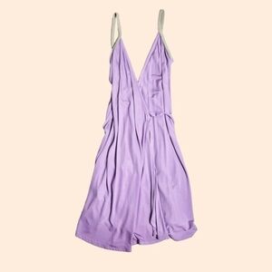 Yigal Azrouel | Lilac Chemise with Braided Straps